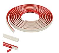 5M Foam Molding Trim Self-Adhesive,Caulk Strip,Edging Trim for Floor,Tile,Laminate Beading, Skirting Board,Gap Cover 1cm for Wall Corner Ceilings Countertop Edge(Off-white,25 * 13mm)