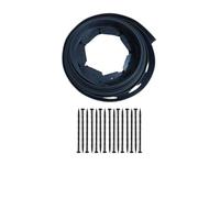 5M Garden Fencing IdeasBlack Plastic Edging Border Kit for Ln & Landscape Includes 15 Anchors for Secure Installat Perfect Garden Ber Solut