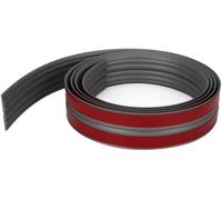 5M Grey Flexible Edging Trim for Tile Floor Bathroom Door Frame Countertops,Self Adhesive Inside Outside Corner Transition Strip,Caulk Molding Tape,Furniture Protector Guards,40mm(20mm+20mm