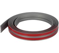 5M Grey Flexible Edging Trim for Tile Floor Bathroom Door Frame Countertops,Self Adhesive Inside Outside Corner Transition Strip,Caulk Molding Tape,Furniture Protector Guards,20mm(10mm+10mm