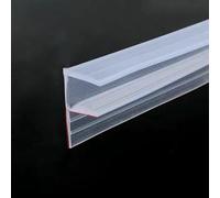 5M h/F/U Shape Glass Seal Strip Rubbe Bath Shower Door Window Weather Strips Draft Stopper for 6/8/10/12 MM Glass Sealing Strips-F type-8mm-2M