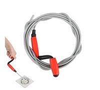 5M Heavy Duty Drain Unblocker Tool - Flexible Drain Snake, Toilet Auger & Plumbing Snake for Bathroom, Kitchen Sink & Outdoor Drain - Drain Rods, Pipe Unblocker & Drain Cleaning Tool