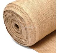 5m Hessian Fabric - Textured Burlap Jute Sack Material- 54” Inch Wide, 137cm Wide, 10oz 225GSM -Fabric for School Boards, Gardens, Table Runners, Arts & Crafts - by SAMASIA