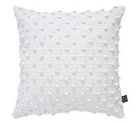 5M House of MV Miranda Set of 2 Cushion Covers | 70% Cotton, 30% Micro Polyester | Corduroy Pom Pom Detailing | 45x45 cm | Machine Washable | A Trendy Twist to Home Décor, Sofa & Bed