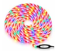 5M LED Candy Rope Lights, Red White Christmas Tube Light | 5M red and white LED candy cane rope light for Christmas windows, doorways, railings and festive indoor or outdoor décor.