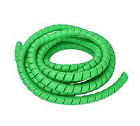 5M Line Organizer Pipe Spiral Wound Tube Wire Cable Protection Sleeve Plastic Wrap Winding Protector(Green,10mm)