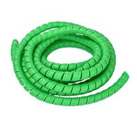 5M Line Organizer Pipe Wear-resistant Spiral Wound Tube Wire Cable Protection Sleeve Plastic Spiral Wrap Winding Protector(Green,38mm)