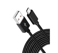 5M Long Micro USB Cable, Android Charging Cable Nylon Braided, Compatible With PS4 controller charger, Samsung S7/ S6/ S5, Kindle Fire, HTC, Sony