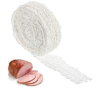 5m Meat Netting Roll Ham Sock Elastic Netting Elastic Smoked Meat Poultry Ham Netting Meat Butcher Twine Net Mesh Poultry Ham Netting Smoked Meat Butcher Twine Net Roll Wrapping Net