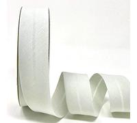 5m of Professional Quality 30mm Bias Binding, Machine Washable, 30+ Colours. UK Specialist Seller Edging for Quilting, Sewing, Bunting, Upholstery, Furniture Piping & Garments (Silver Grey)