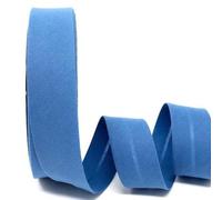 5m of Professional Quality 30mm Bias Binding, Machine Washable, 30+ Colours. UK Specialist Seller Edging for Quilting, Sewing, Bunting, Upholstery, Furniture Piping & Garments (Antique Blue)