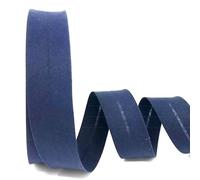 5m of Professional Quality 30mm Bias Binding, Machine Washable, 30+ Colours. UK Specialist Seller Edging for Quilting, Sewing, Bunting, Upholstery, Furniture Piping Garments (Navy Blue)