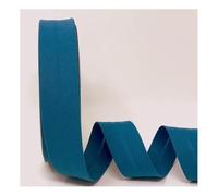 5m of Professional Quality 30mm Bias Binding, Machine Washable, 30+ Colours. UK Specialist Seller Edging for Quilting, Sewing, Bunting, Upholstery, Furniture Piping & Garments (Teal Blue)