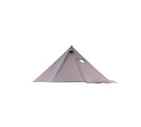 5M Oversized Tent With Chimney Hole With Snow Skirt Teepee Tipi Outdoor Camping Shelter 5-8 People(Brown Flysheet)