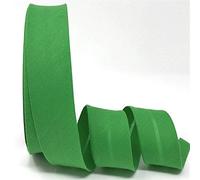 5m Professional Quality 30mm Bias Binding, Machine Washable, 30+ Colours. UK Specialist Seller Edging for Quilting, Sewing, Bunting, Upholstery, Furniture Piping Garments (Kelly Green)