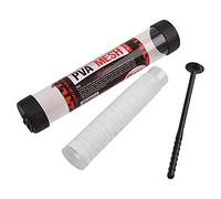 5M PVA Mesh Carp Fishing Bait Net, Fast Melt PVA Mesh Bags System Refill Stocking with Plunger for Boilie Rig Carp Fishing Tackle Tool 25mm/ 37mm Available