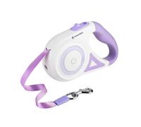 5m Retractable Dog Lead LED Torch Flashlight Night Walk Safety Noerden Flexi Lea