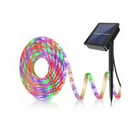 5M RGB Solar Powered LED Light Strip Outdoor Garden Tape String Light