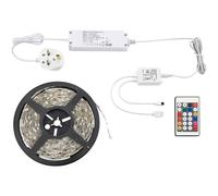 5m RGB Strip Light Kit - 24W LED Driver - IP44 Rated - Remote Control