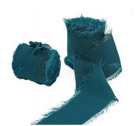 5m/Roll Frayed Silk Ribbon Edged Wrinkle Chiffon Handmade Ripped Wedding Party Flower Bouquet Packing Decorations DIY Craft-8-4CMX5M