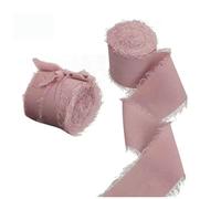 5m/Roll Frayed Silk Ribbon Edged Wrinkle Chiffon Handmade Ripped Wedding Party Flower Bouquet Packing Decorations DIY Craft-ZD21-4CMX5M