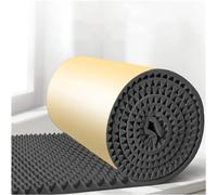 5m/Roll Noise Insulation Soundproofing Foam, 3cm Thick Self-Adhesive Egg Type Flame Retardant Acoustic Foam Panel for Studio Home Cinema 60m(Schwarz)