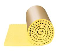 5m/Roll Noise Insulation Soundproofing Foam, 5cm Thick Egg Type Flame Retardant Acoustic Pad, Self Adhesive Acoustic Foam Panels For Studio Home Cinema (Color : Yellow, Size : 20m)