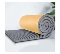 5m/Roll Noise Insulation Soundproofing Foam, 5cm Thick Fire Resistant Sound Dampening Panels, Self-Adhesive Double-Layer Sound Insulation Mat (Color : Gray, Size : 35m)
