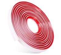 5m Self-Adhesive Corner Trim Molding for Walls Ceilings and Baseboards | Flexible White Tpe Edging, Moisture Splash Barrier, Sl inish, Suitable for Shower Door Bases, Home Improvement Projects