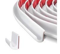 5M Self-Adhesive J-Shape TPE RV Rain Gutter Drip Trim | Suitable for campers, vans and boats, guides roof runoff to stop side water dripping during outdoor travel
