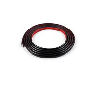 5M Self-Adhesive PVC Tile Edging Strip Flexible Backsplash Floor Edge Moulding Trim,Vinyl Laminate Beading,Liner for Corner,Peel and Stick Caulk Decorative for Furniture Mirror,Panel,Wall,Black