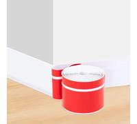 5m Self Adhesive Skirting Board - Flexible & No Drill 7cm (5cm+2cm) White - Gap Cover for Uneven Walls & Corners - Easy Peel & Stick for Tiles, Wallpaper - Kitchen, Bathroom, Living Room