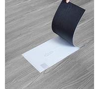 5m² Self Adhesive Vinyl Flooring, Floor Planks with Wood Effect, 36pcs Waterproof PVC Floor Tiles for Bathroom Kitchen and All Flat Floor, Stick On Floor Tiles, 91.5x15.2cm (Washed-Grey)
