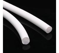 5M Silicone Foam Strip, Dia 2-13mm Round White Foamed Backer Rod, High Temperature Resistance Rubber Foam Strip(3.5mm)