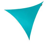 5m Triangle Waterproof Patio Sun Shade Canopy 98% UV Block Free Rope Primrose Pale Blue One Size