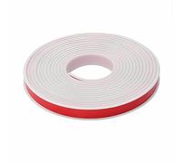 5M U-Shape Edge Banding Strip Self Adhesive Edging Protector for Furniture TPE Veneer Corner & Edge Safety Guards Table Cabinet-White-20mm