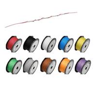 5M UL1423 Wire PTFE Silver Plated Copper 38/36/34/30/28/26AWG High Temperature Electronic Single Micro Fine Core Cable (Color : Black, Size : 36AWG)