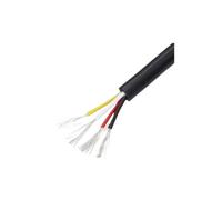 5M UL2464 30 28 26 24 22 20AWG Sheathed Wire Cable Channel Audio Line 2 3 4 5 6 7 8 9 10 Cores PVC Insulated Copper Power(Black 30AWG,5m 4 Cores)