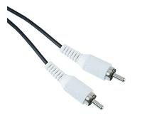 5m White RCA Male to Male Phono Plug Cable Lead Extension AV Audio LONG