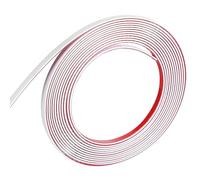 5m X 0.7cm White Molding Trim Peel and Stick, Flexible Molding Trim for Tile and Wall Edges Wall Ceiling Floor Cabinet Tile Edge Moulding Self-Adhesive Panel Moulding for Tiles and Walls Edges