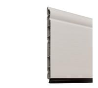 5m x 150mm (6") White Torus/Ogee Plastic Skirting Board Easy-Fit Durable and Authentic Roomline uPVC Skirtingboard