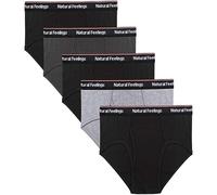5Mayi Full-Rise Mens Briefs Cotton Mens Underwear Open Front Underpants Men Multipack M,Mid-Rise Cotton Briefs- A:Classic Black & Grey