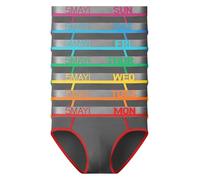 5Mayi Men Underwear Briefs Multipack Low Waist Mens Brief No Fly Mens Underpants Microfiber Pack of 7 Days of The Week XL