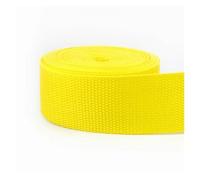 5Meter 20-50mm Polypropylene PP Nylon Webbing Ribbon for Belt Strap Dog Collar Harness Outdoor Band Garment Shoes Tape(48Yellow,25mm)