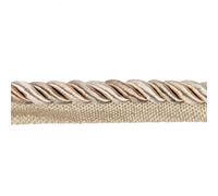 5Meter 7mm Two-color Strap Webbing DIY Curtain Pillow Sofa Home Sewing Material Handmade Decorative Lace Rope for Sweatpants Shorts Hoodies(Mix beige)