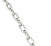 5Meters/1Meter 1.2/1.5/3/4/5/8mm Thickness 304 Stainless Steel Ordinary Long Link Chain Pet Dog Hardware for Gate Door,Lift Chains(M2.5 x 5Meters)