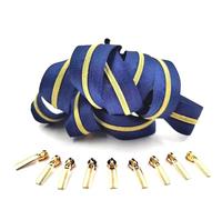 5Meters 3# Gold and Silver Tooth Zipper Roll, 10 Zipper Heads, Suitable for Clothing, Bags, DIY Sewing Accessories,500cm