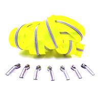 5Meters 3# Gold and Silver Tooth Zipper Roll, 10 Zipper Heads, Suitable for Clothing, Bags, DIY Sewing Accessories,500cm