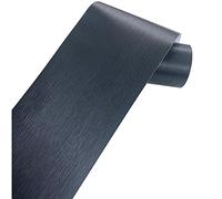 5Meters Brushed Imitation Metal Stickers Self-Adhesive Baseboard Wall Borders Door Frame Window Frame Decoration Stainless Steel Frame Stickers Border (Black)