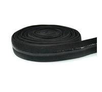 5Meters Deepeel 10-15mm Silicone Non-Slip Elastic Band DIY Underwear Bra Shouder Strap Stretch Ribbon Clothes Sewing Accessories-Black-10mm-5Meters